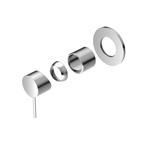 MECCA SHOWER MIXER 80MM PLATE CHROME (NR221911CH)