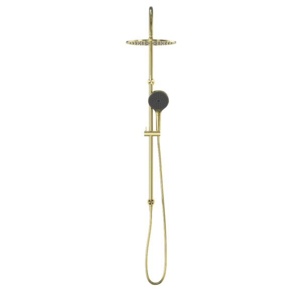 OPAL TWIN SHOWER SET WITH AIR SHOWER II BRUSHED GOLD (NR251905hBG)