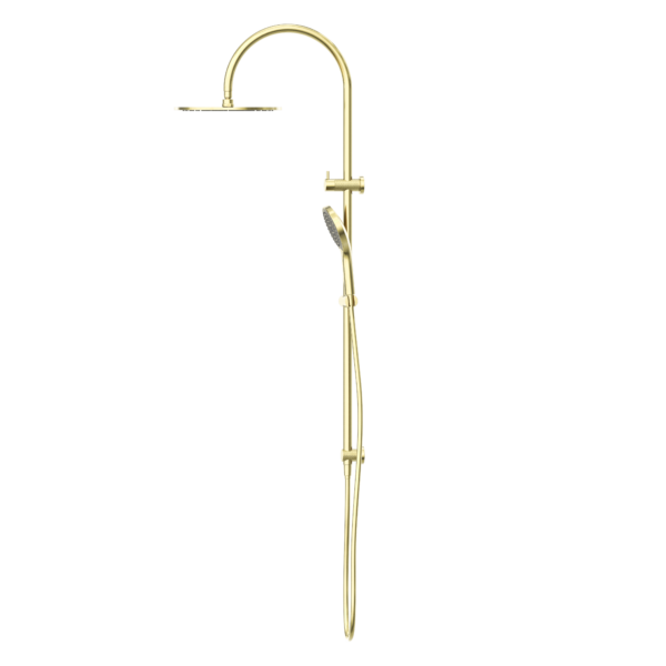 OPAL TWIN SHOWER SET WITH AIR SHOWER II BRUSHED GOLD (NR251905hBG)