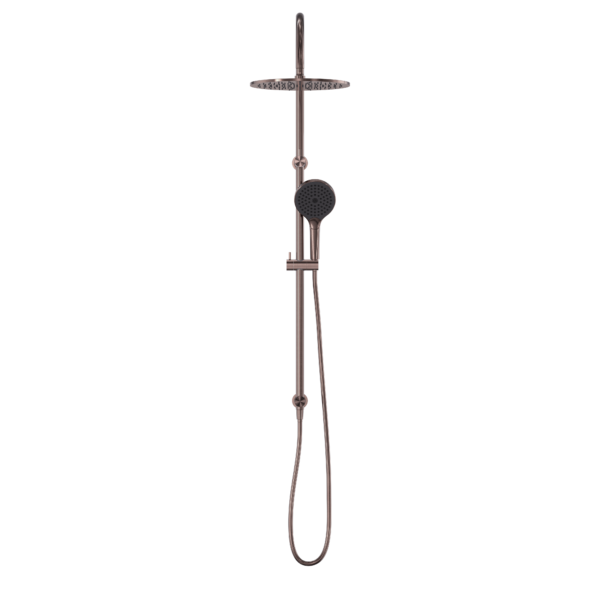 OPAL TWIN SHOWER SET WITH AIR SHOWER II BRUSHED BRONZE (NR251905hBZ)