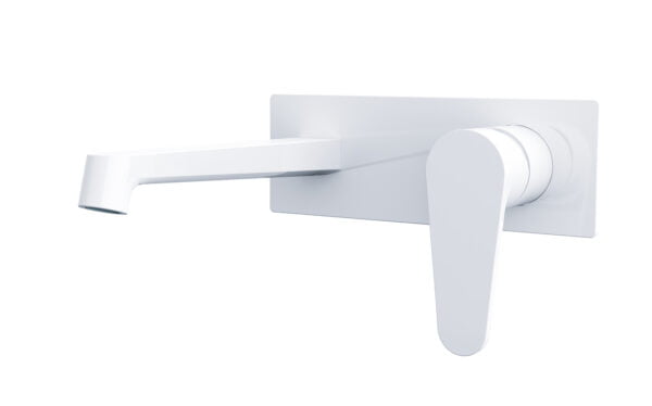 VICTOR WALL BASIN MIXER MATTE WHITE (NR221407aWH)