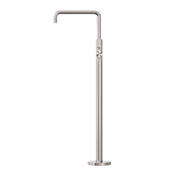 Opal Freestanding Bath Mixer With Hand Shower BRUSHED NICKEL (NR251903aBN)