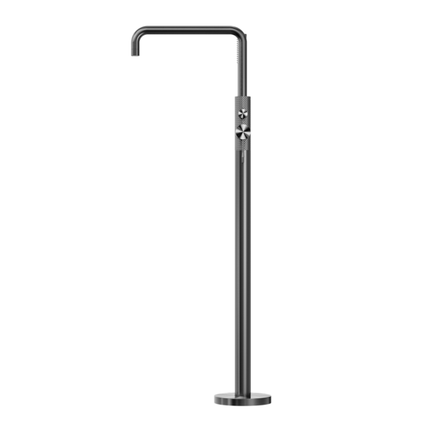 Opal Freestanding Bath Mixer With Hand Shower GRAPHITE (NR251903aGR)