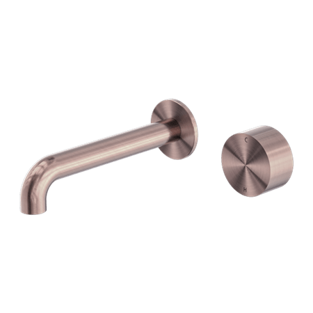 KARA PROGRESSIVE WALL BASIN/BATH SET 120/160/185/230/260MM SPOUT BRUSHED BRONZE (NR271907a120/160/185/230/260 BZ)
