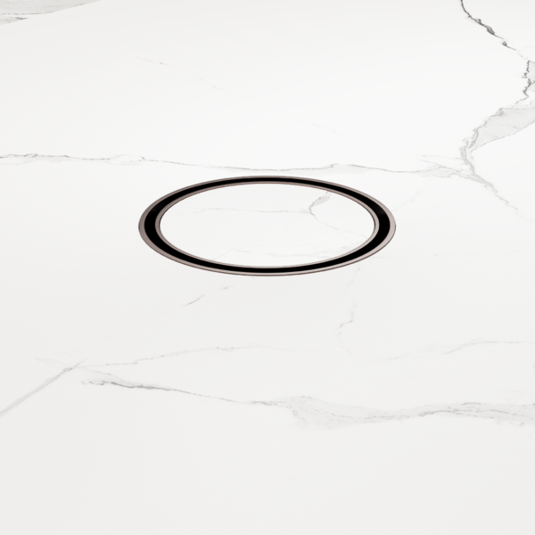 100mm Round Tile Insert Floor Waste 50mm Outlet BRUSHED BRONZE (NRFW003BZ)