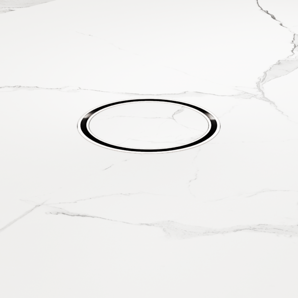 100mm Round Tile Insert Floor Waste 50mm Outlet CHROME (NRFW003CH)