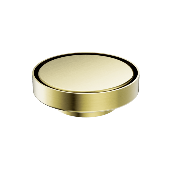 130mm Round Tile Insert Floor Waste 80mm Outlet BRUSHED GOLD (NRFW004BG)