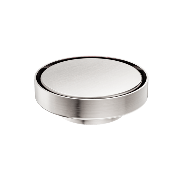 130mm Round Tile Insert Floor Waste 80mm Outlet BRUSHED NICKEL (NRFW004BN)