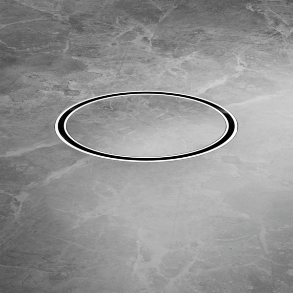 130mm Round Tile Insert Floor Waste 80mm Outlet BRUSHED NICKEL (NRFW004BN)
