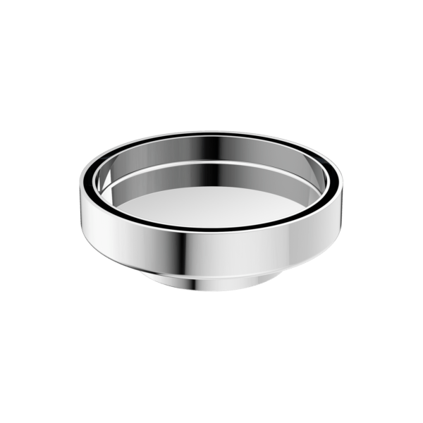 130mm Round Tile Insert Floor Waste 80mm Outlet CHROME (NRFW004CH)