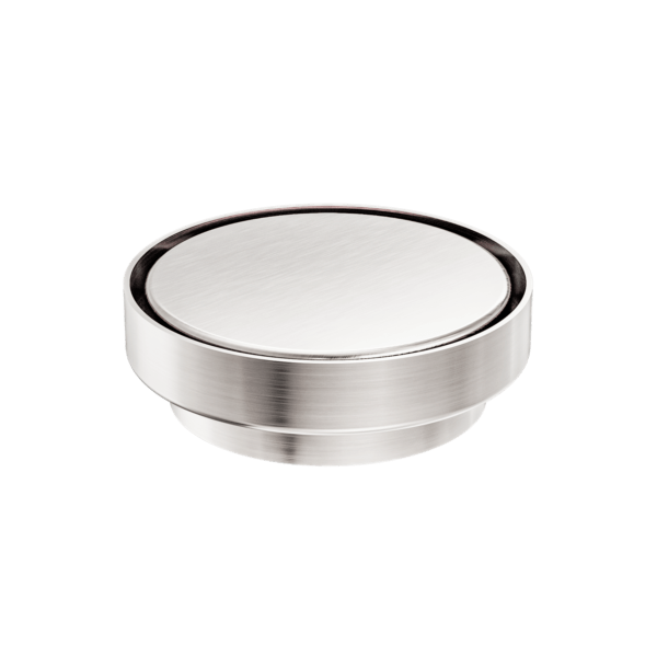 130mm Round Tile Insert Floor Waste 100mm Outlet BRUSHED NICKEL (NRFW005BN)