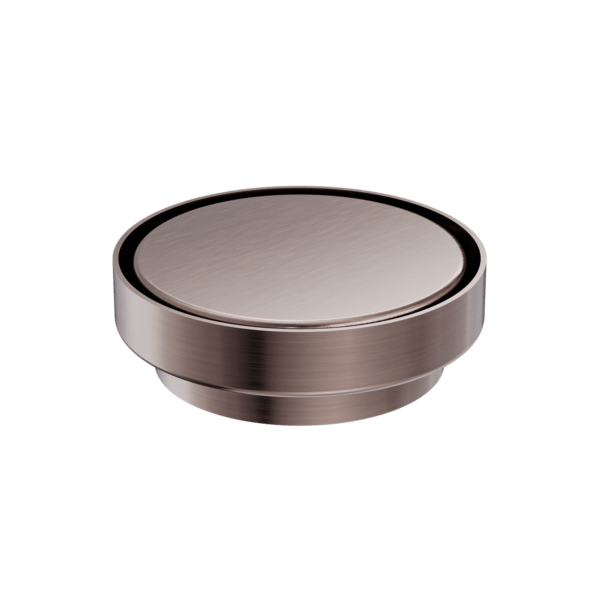 130mm Round Tile Insert Floor Waste 100mm Outlet BRUSHED BRONZE (NRFW005BZ)