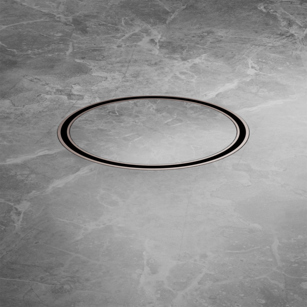130mm Round Tile Insert Floor Waste 100mm Outlet BRUSHED BRONZE (NRFW005BZ)