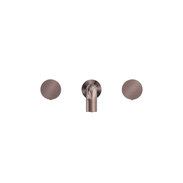 KARA WALL BASIN SET (180MM) BRUSHED BRONZE (NR211707a180BZ)