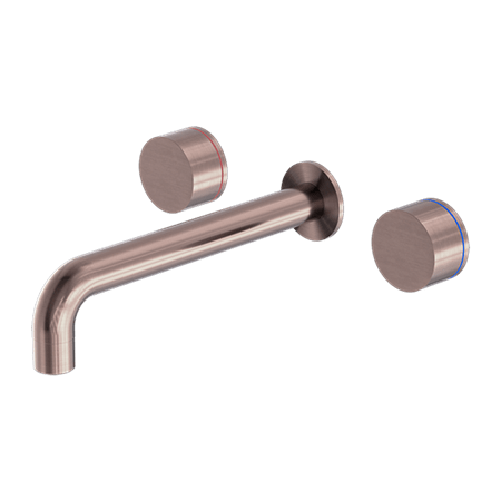 KARA WALL BASIN SET (180MM) BRUSHED BRONZE (NR211707a180BZ)