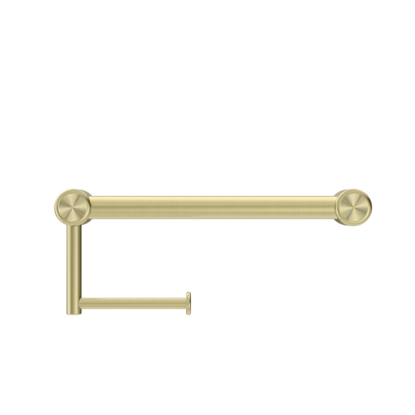 MECCA CARE 25MM TOILET ROLL RAIL 300MM BRUSHED GOLD (NRCR2512aBG)