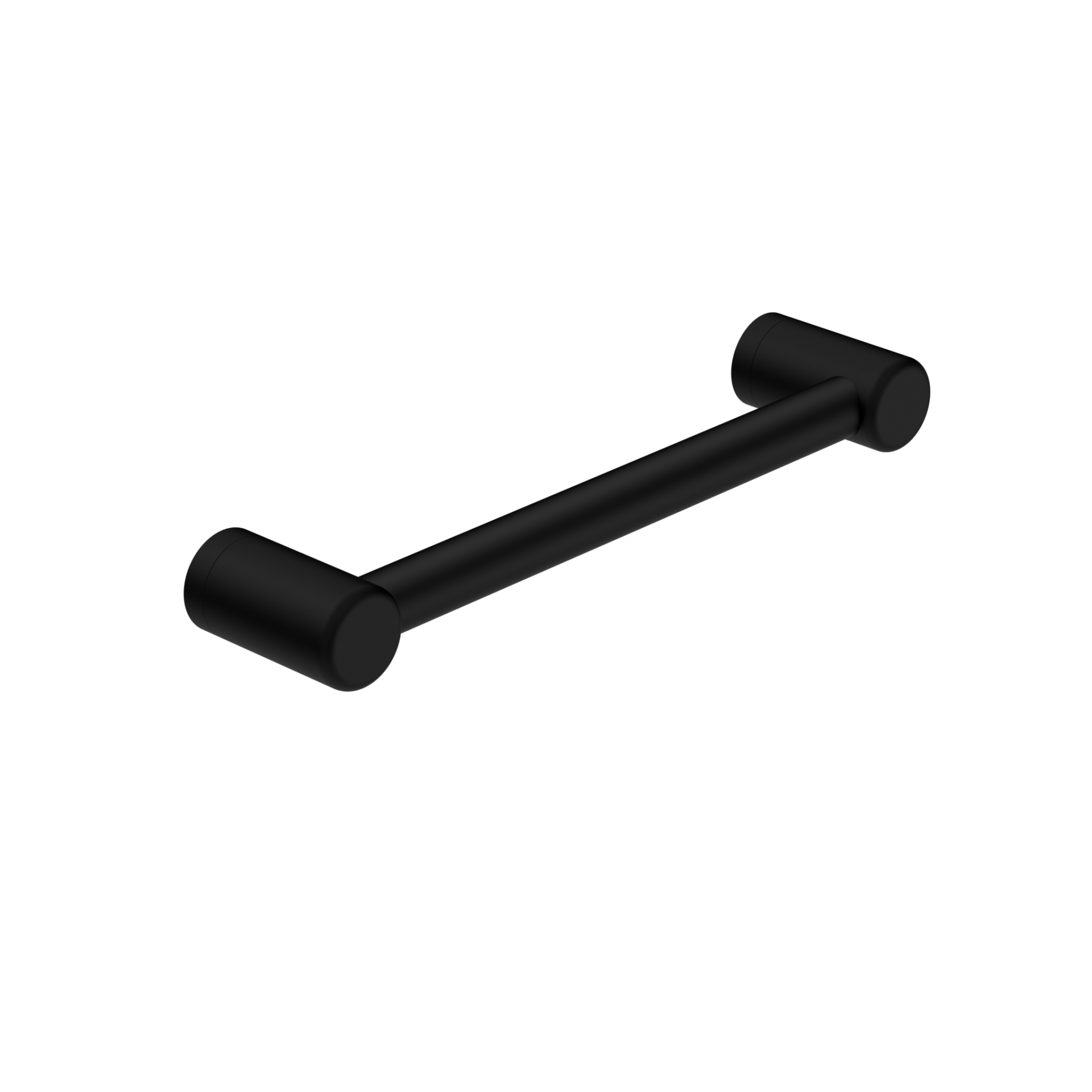 MECCA CARE 25MM GRAB RAIL 300MM MATTE BLACK (NRCR2512MB)