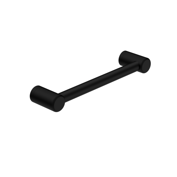 MECCA CARE 25MM GRAB RAIL 300MM MATTE BLACK (NRCR2512MB)