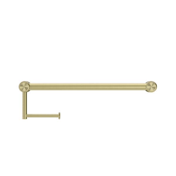 MECCA CARE 25MM TOILET ROLL RAIL 450MM BRUSHED GOLD (NRCR2518ABG)