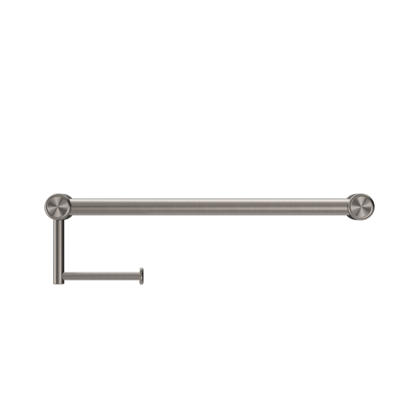 MECCA CARE 25MM TOILET ROLL RAIL 450MM BRUSHED NICKEL (NRCR2518ABN)