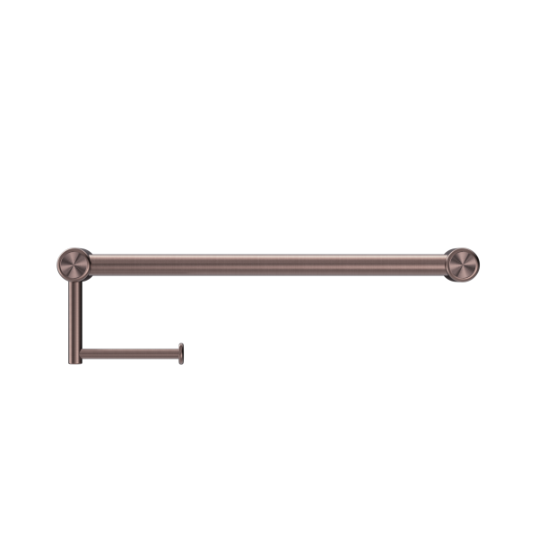 MECCA CARE 25MM TOILET ROLL RAIL 450MM BRUSHED BRONZE (NRCR2518ABZ)
