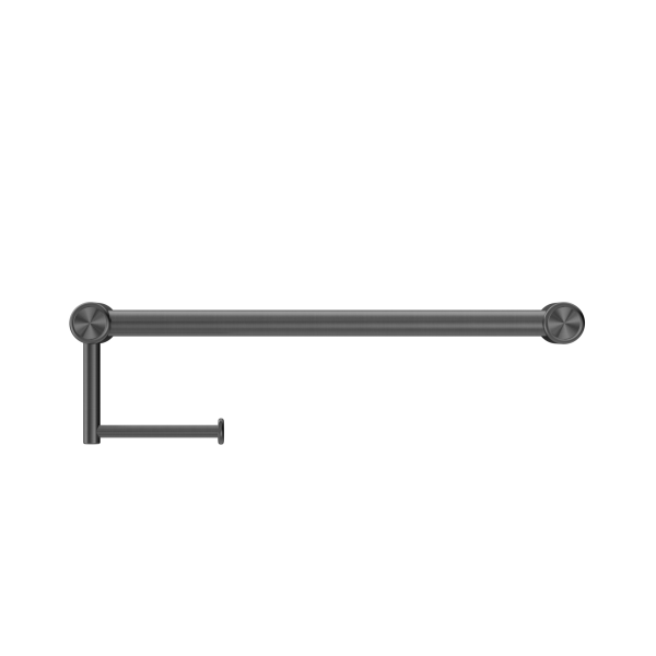 MECCA CARE 25MM TOILET ROLL RAIL 450MM GUN METAL (NRCR2518AGM)