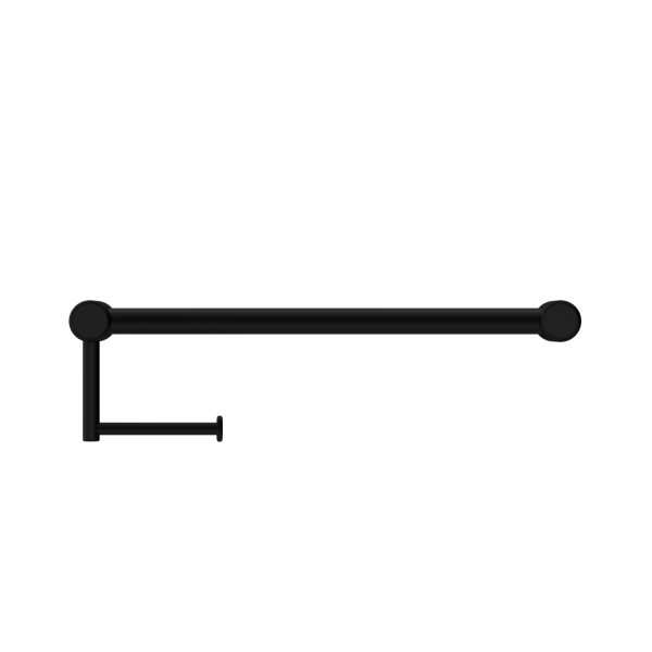 MECCA CARE 25MM TOILET ROLL RAIL 450MM MATTE BLACK (NRCR2518AMB)