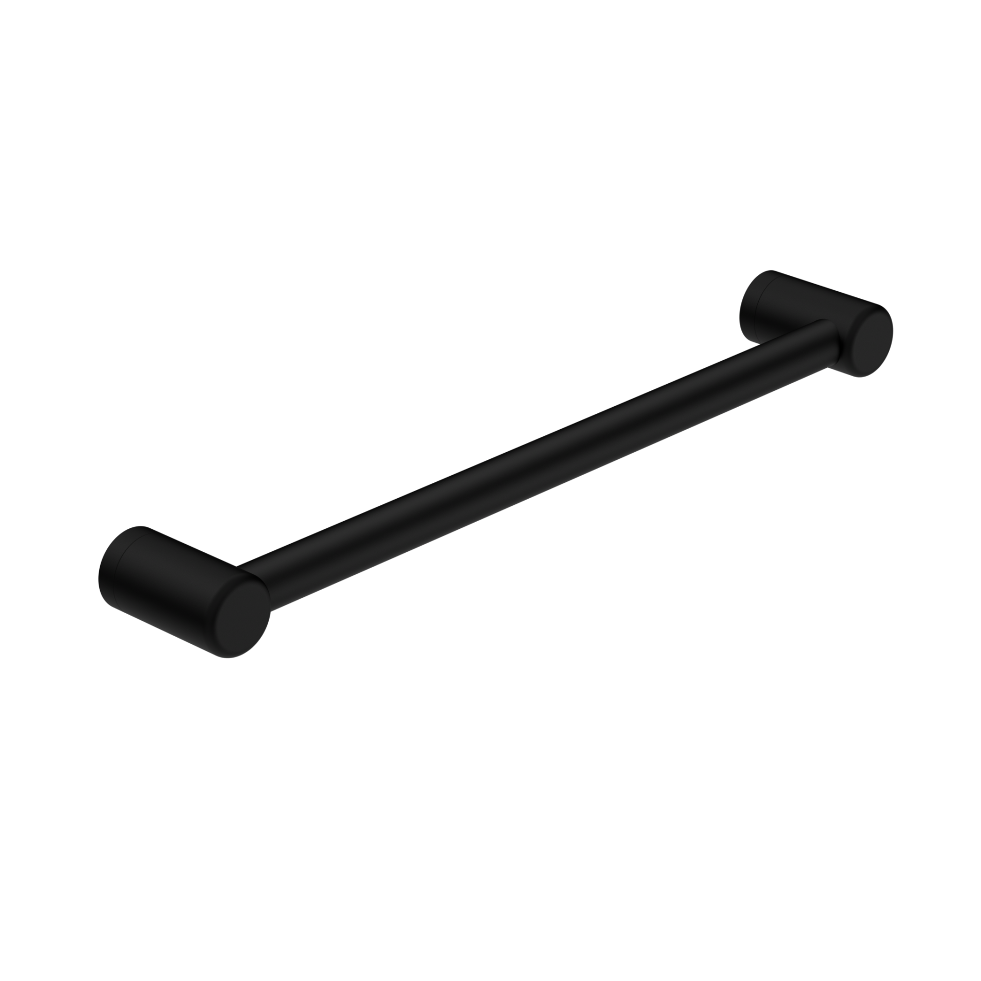MECCA CARE 25MM GRAB RAIL 450MM MATTE BLACK (NRCR2518MB)
