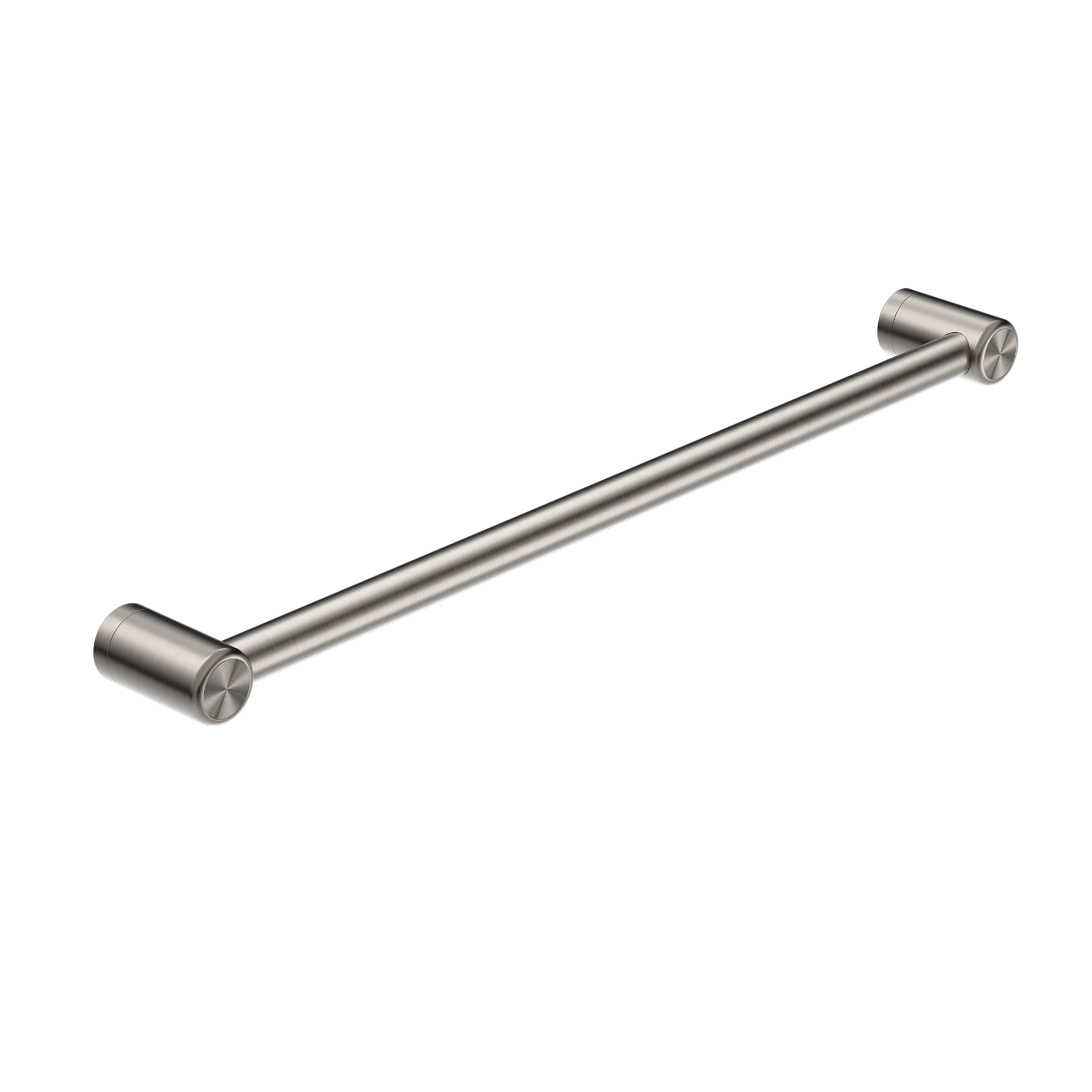 MECCA CARE 25MM GRAB RAIL 600MM BRUSHED NICKEL (NRCR2524BN)