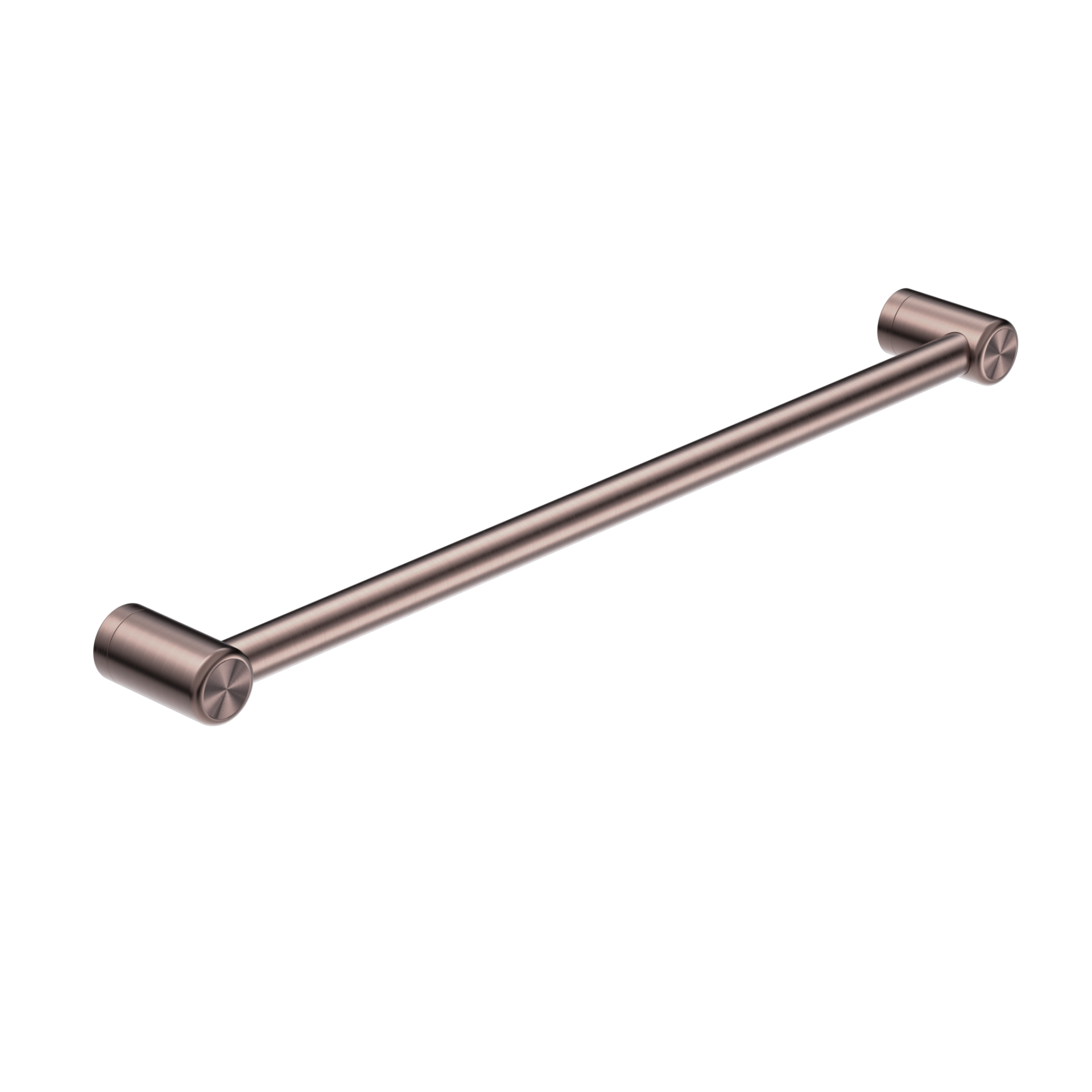 MECCA CARE 25MM GRAB RAIL 600MM BRUSHED BRONZE (NRCR2524BZ)