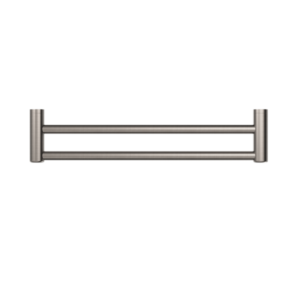 MECCA CARE 25MM DOUBLE TOWEL GRAB RAIL 600MM BRUSHED NICKEL (NRCR2524DBN)
