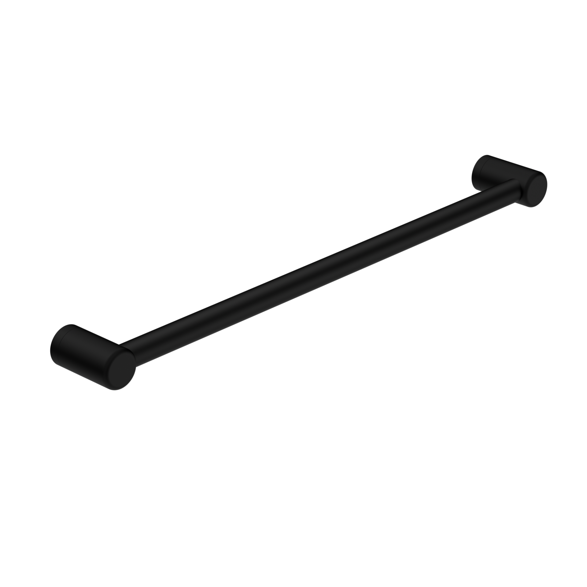 MECCA CARE 25MM GRAB RAIL 600MM MATTE BLACK (NRCR2524MB)