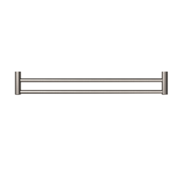 MECCA CARE 25MM DOUBLE TOWEL GRAB RAIL 900MM BRUSHED NICKEL (NRCR2530DBN)