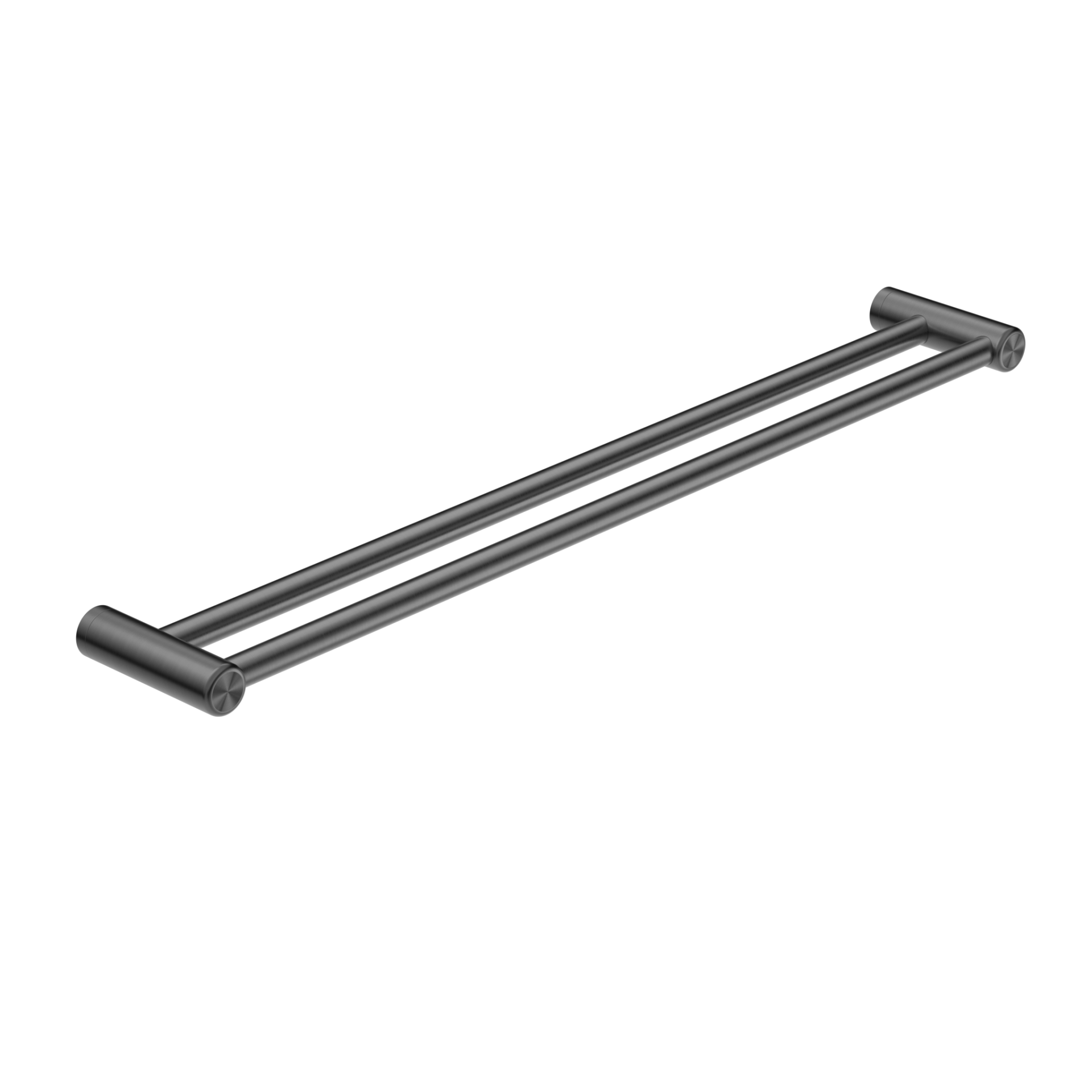 MECCA CARE 25MM DOUBLE TOWEL GRAB RAIL 900MM GUN METAL (NRCR2530DGM)