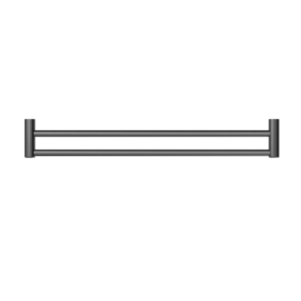 MECCA CARE 25MM DOUBLE TOWEL GRAB RAIL 900MM GUN METAL (NRCR2530DGM)