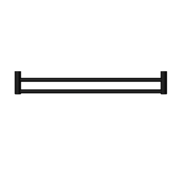 MECCA CARE 25MM DOUBLE TOWEL GRAB RAIL 900MM MATTE BLACK (NRCR2530DMB)
