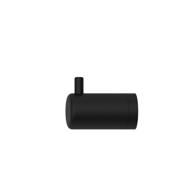 MECCA CARE 25MM WALL HOOK MATTE BLACK (NRCR2582MB)