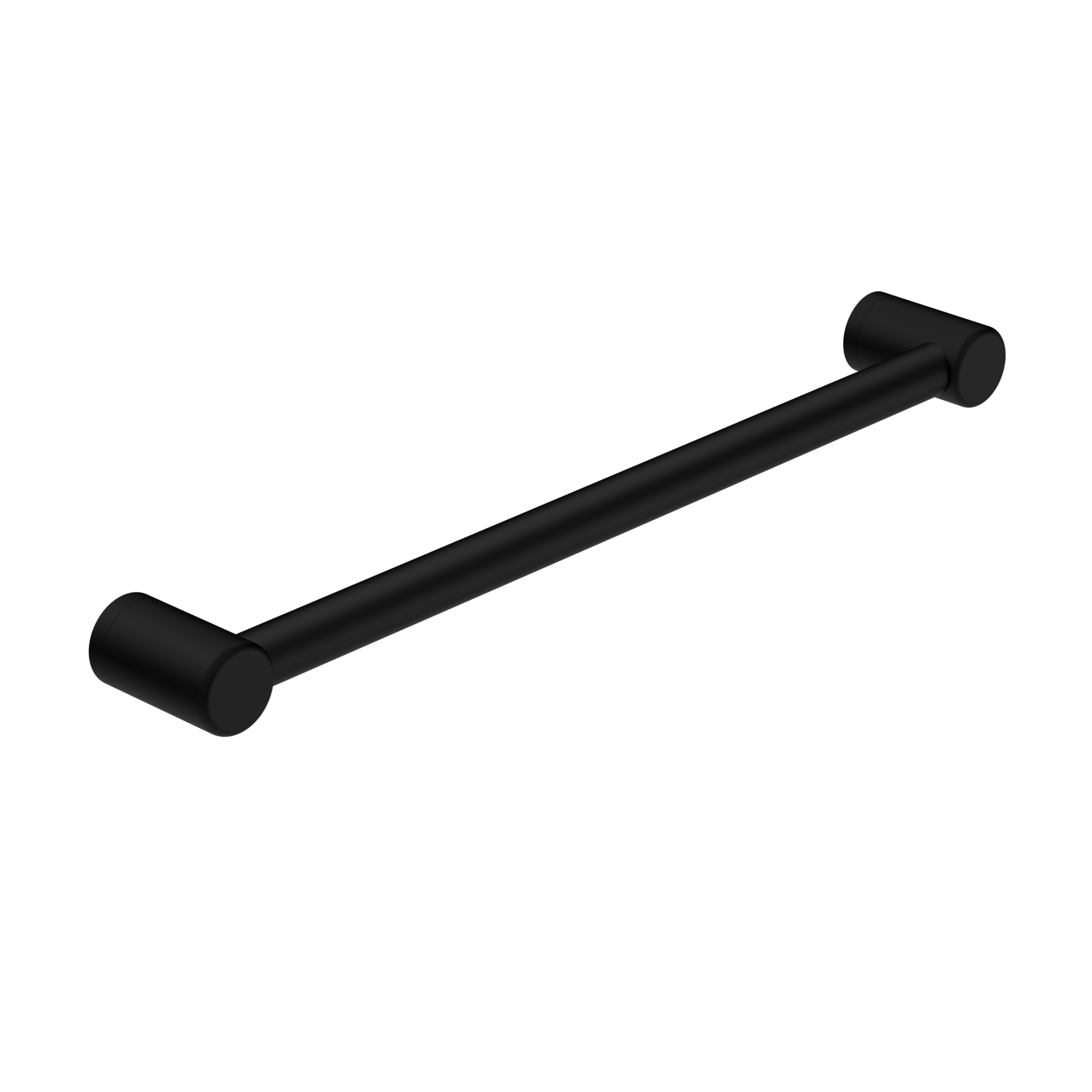 MECCA CARE 32MM GRAB RAIL 600MM MATTE BLACK (NRCR3224MB)