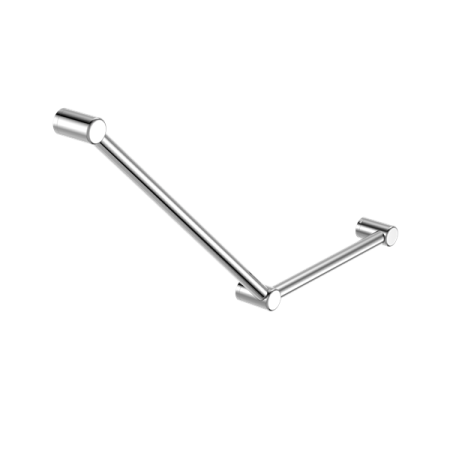 MECCA CARE 32MM AMBULANT TOILET GRAB RAIL 45 DEGREE 750x450MM CHROME (NRCR3245aCH)
