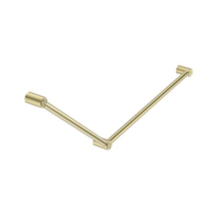 MECCA CARE 32MM DDA GRAB RAIL SET 45 DEGREE 750X900MM BRUSHED GOLD (NRCR3245BG)