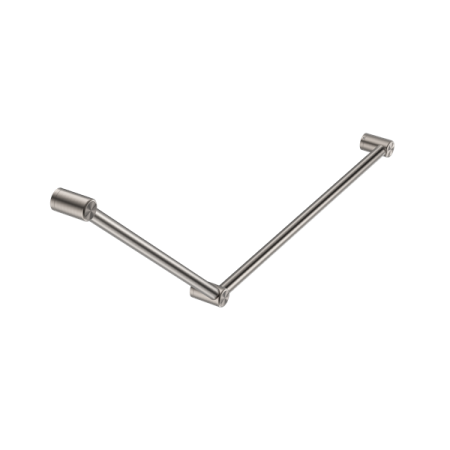MECCA CARE 32MM DDA GRAB RAIL SET 45 DEGREE 750X900MM BRUSHED NICKEL (NRCR3245BN)