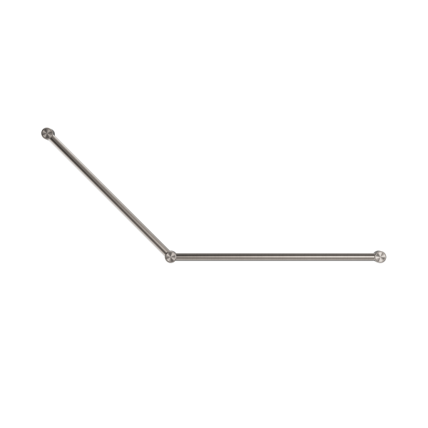 MECCA CARE 32MM DDA GRAB RAIL SET 45 DEGREE 750X900MM BRUSHED NICKEL (NRCR3245BN)