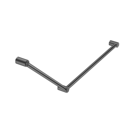 MECCA CARE 32MM DDA GRAB RAIL SET 45 DEGREE 750X900MM GUN METAL (NRCR3245GM)