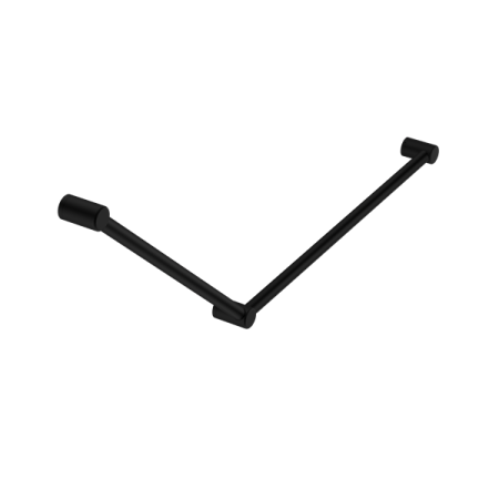 MECCA CARE 32MM DDA GRAB RAIL SET 45 DEGREE 750X900MM MATTE BLACK (NRCR3245MB)