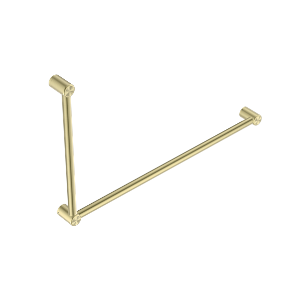 MECCA CARE 32MM DDA GRAB RAIL SET 90 DEGREE 600X1000MM BRUSHED GOLD (NRCR3290BG)
