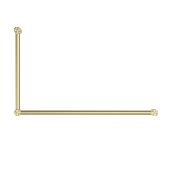 MECCA CARE 32MM DDA GRAB RAIL SET 90 DEGREE 600X1000MM BRUSHED GOLD (NRCR3290BG)