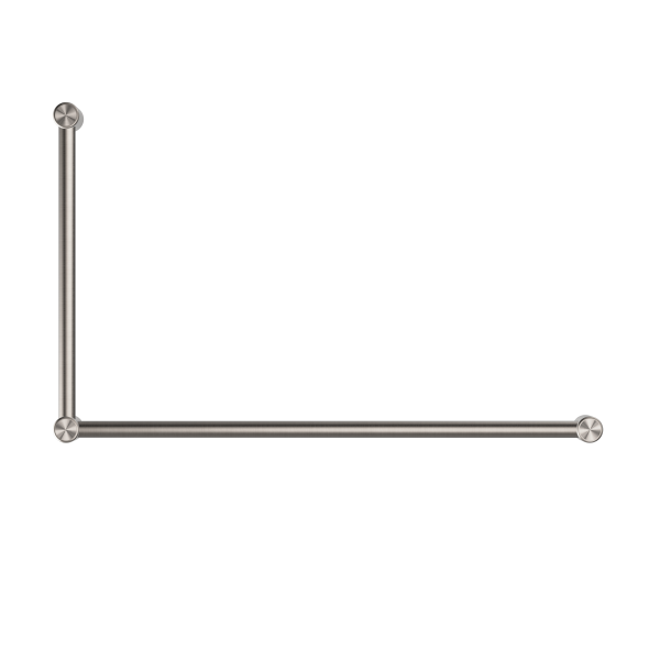 MECCA CARE 32MM DDA GRAB RAIL SET 90 DEGREE 600X1000MM BRUSHED NICKEL (NRCR3290BN)