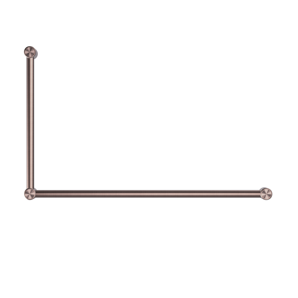 MECCA CARE 32MM DDA GRAB RAIL SET 90 DEGREE 600X1000MM BRUSHED BRONZE (NRCR3290BZ)
