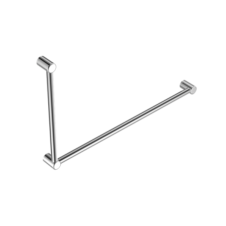 MECCA CARE 32MM DDA GRAB RAIL SET 90 DEGREE 600X1000MM CHROME (NRCR3290CH)
