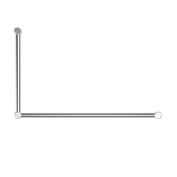 MECCA CARE 32MM DDA GRAB RAIL SET 90 DEGREE 600X1000MM CHROME (NRCR3290CH)